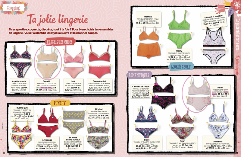 Julie-selection lingerie